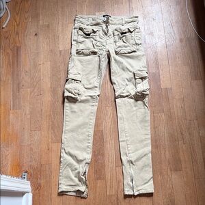Fashion Nova Tan Cargo Chinos